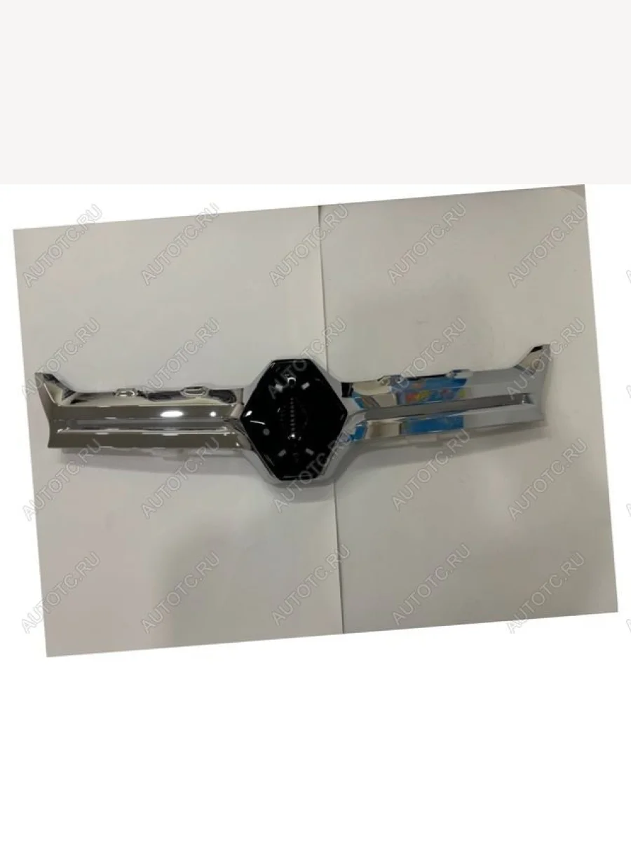 Молдинг решетки радиатора (пр-во Китай) BODYPARTS Renault Duster HS рестайлинг (2015-2021) (хром)  в Самаре Самарской области