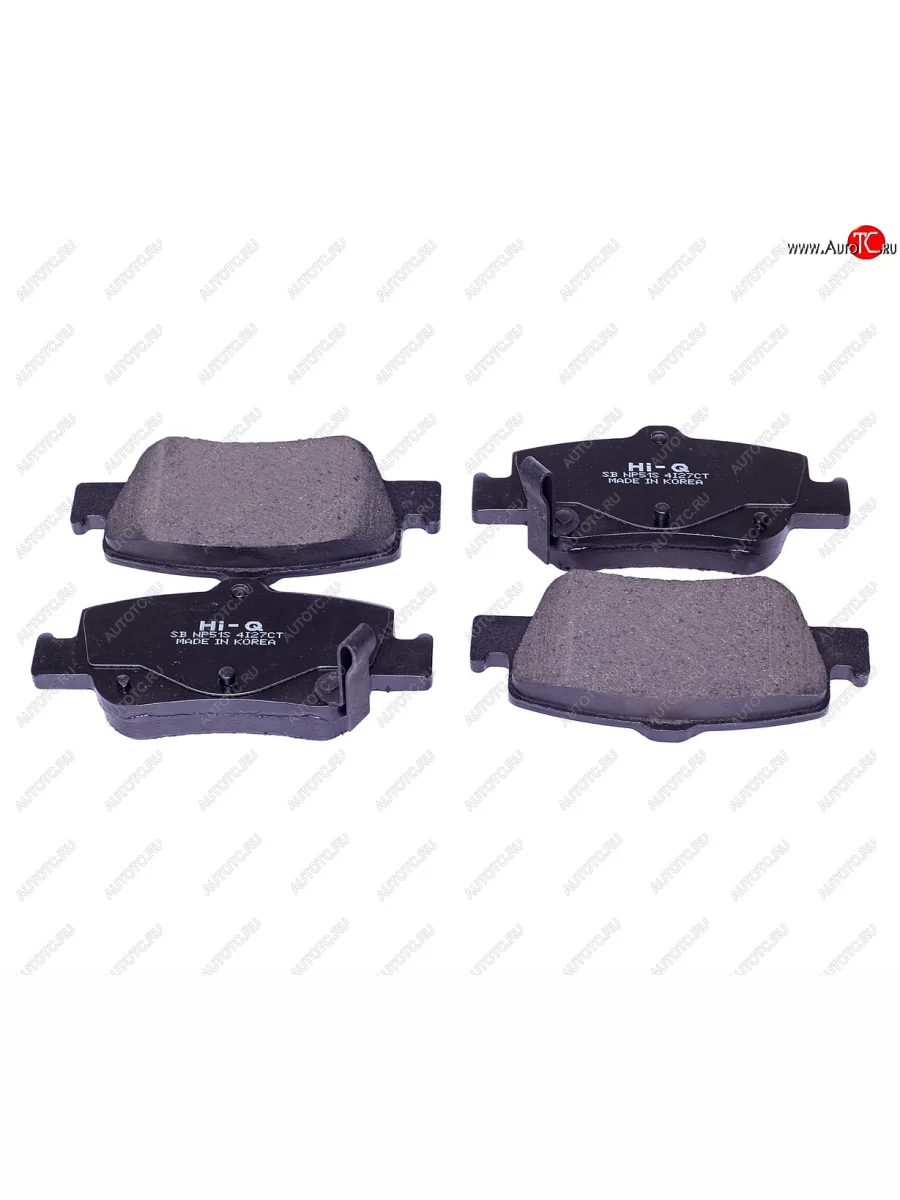 Колодки тормозные задние (4шт.) SANGSIN Toyota Auris E150 хэтчбэк 5 дв. дорестайлинг (2006-2010)  в Перми Пермском крае