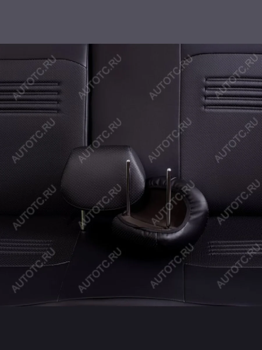 Комплект чехлов для сидений (РЗС 60/40+подл. 2П+1Г Илана+Орегон) ТУРИН СТ Lord Autofashion Geely GX7 (2011-2015) (черный, вставка черная, строчка черная)  в Керчи Республика Крым