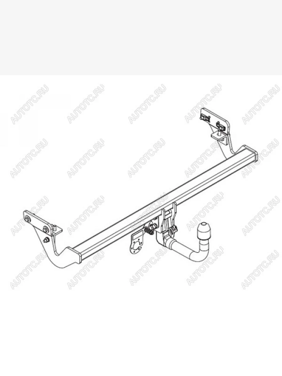 Фаркоп Auto-Hak Skoda Octavia A8 универсал (2019-2022) (стальной, шар А40H (AK4, W6, BMA))  в Керчи Республика Крым