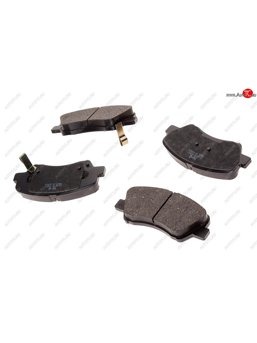 Колодки тормозные передние (4шт.) SANGSIN Hyundai Solaris HCR седан дорестайлинг (2017-2020)  с доставкой в г. Керчь