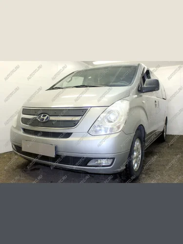 Зимняя защита радиатора (низ) Стрелка 11 (установка без защитной сеткой) Hyundai Starex/Grand Starex/H1 TQ дорестайлинг (2007-2013)