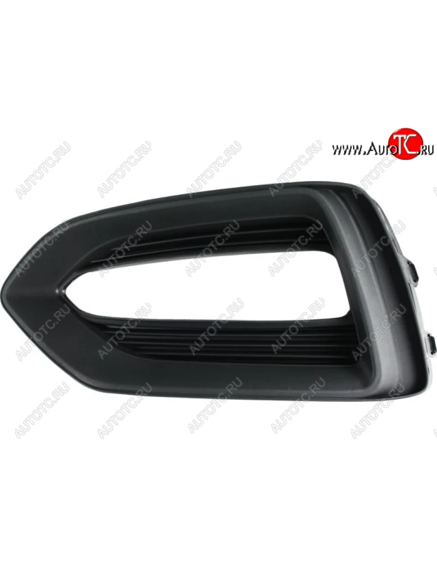 Левая вставка переднего бампера (с отверстием под ПТФ, пр-во Китай) BODYPARTS Hyundai Solaris HCR седан дорестайлинг (2017-2020)  в Керчи Республика Крым