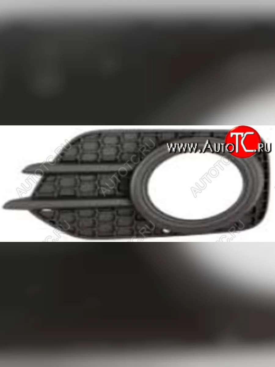 Левая вставка переднего бампера (с отверстием под ПТФ, пр-во Китай) BODYPARTS Volkswagen Tiguan NF рестайлинг (2011-2017)  в Самаре Самарской области