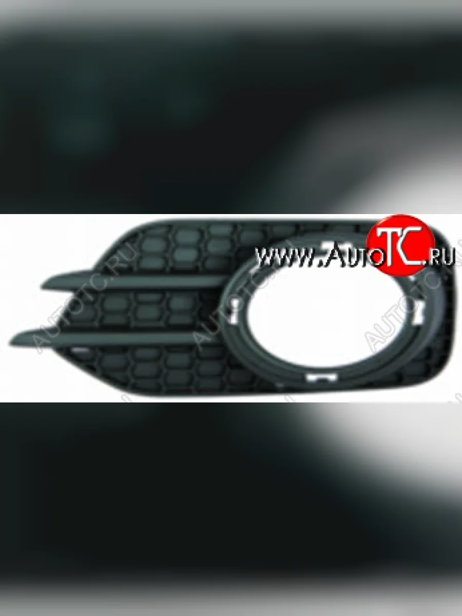 Левая вставка переднего бампера (с отверстием под ПТФ, пр-во Китай) BODYPARTS Volkswagen Tiguan NF рестайлинг (2011-2017)  в Самаре Самарской области