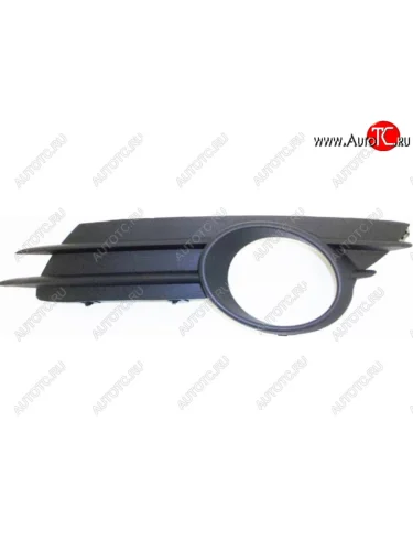 Левая вставка переднего бампера (с отверстием под ПТФ, пр-во Тайвань) TYG Opel Corsa D   дорестайлинг, хэтчбэк 5 дв. (2006-2010)