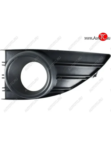 Левая вставка переднего бампера (с отверстием под ПТФ, пр-во Тайвань) LOMAPLAST Renault Fluence дорестайлинг (2010-2012)