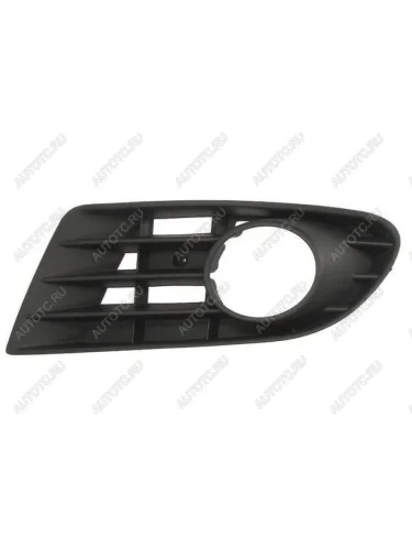 Левая вставка переднего бампера (с отверстием под ПТФ, пр-во Тайвань) TYG Volkswagen Golf Plus 5 (2004-2009)