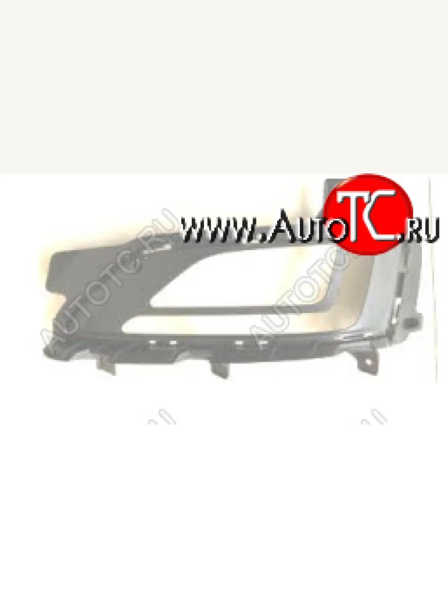 Левая вставка переднего бампера (с отверстием под ПТФ, пр-во Китай) BODYPARTS Hyundai Tucson TL рестайлинг (2018-2021)  в Перми Пермском крае