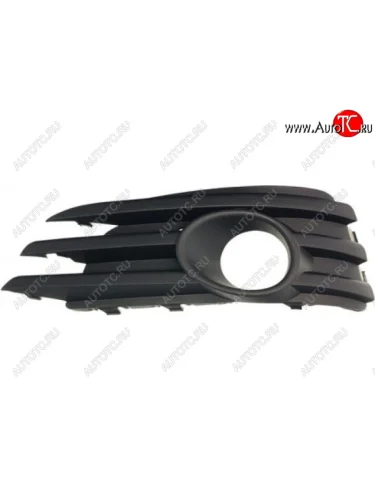 Левая вставка переднего бампера (с отверстием под ПТФ, пр-во Тайвань) API Opel Vectra C седан рестайлинг (2005-2008)