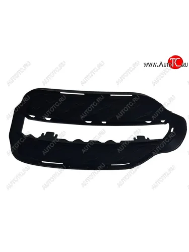 Левая вставка переднего бампера (с отверстием под ПТФ, пр-во Тайвань) HENGFU Mercedes-Benz GLK class X204 рестайлинг (2012-2015)