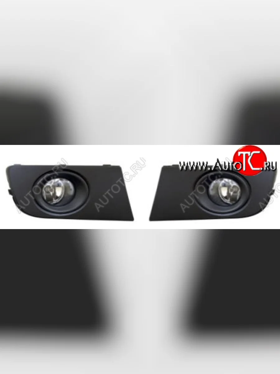 Комплект противотуманных фар (с решеткой бампера, пр-во Китай) DLAA Volkswagen Amarok дорестайлинг (2009-2016)  в Воронеже Воронежской области