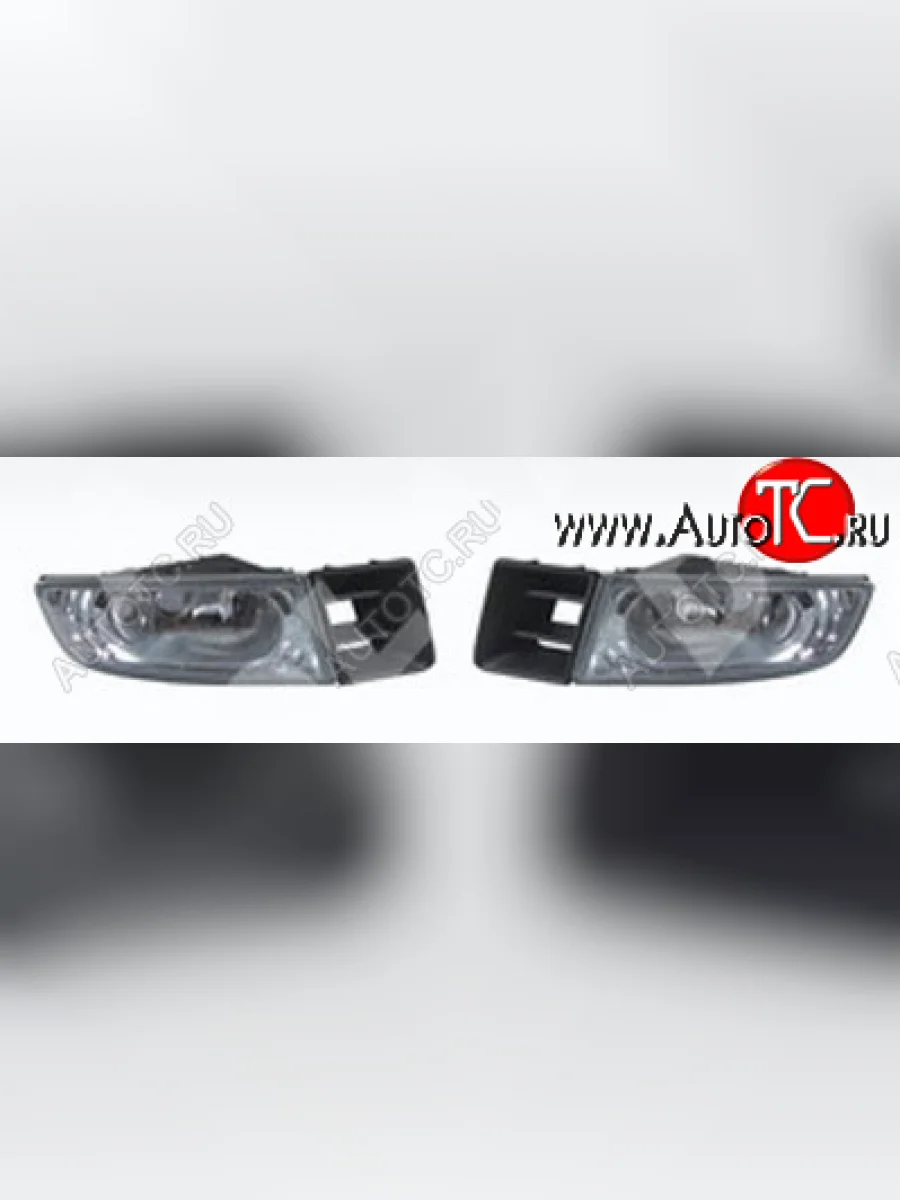 Комплект противотуманных фар (с проводкой, решетка бампера, кнопкой, пр-во Китай) DLAA Honda Civic FD седан дорестайлинг (2005-2008)  в Керчи Республика Крым