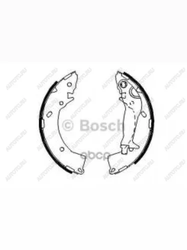 Колодки тормозные задние барабанные (4шт.) BOSCH Hyundai Getz TB хэтчбэк 5 дв. дорестайлинг (2002-2005)