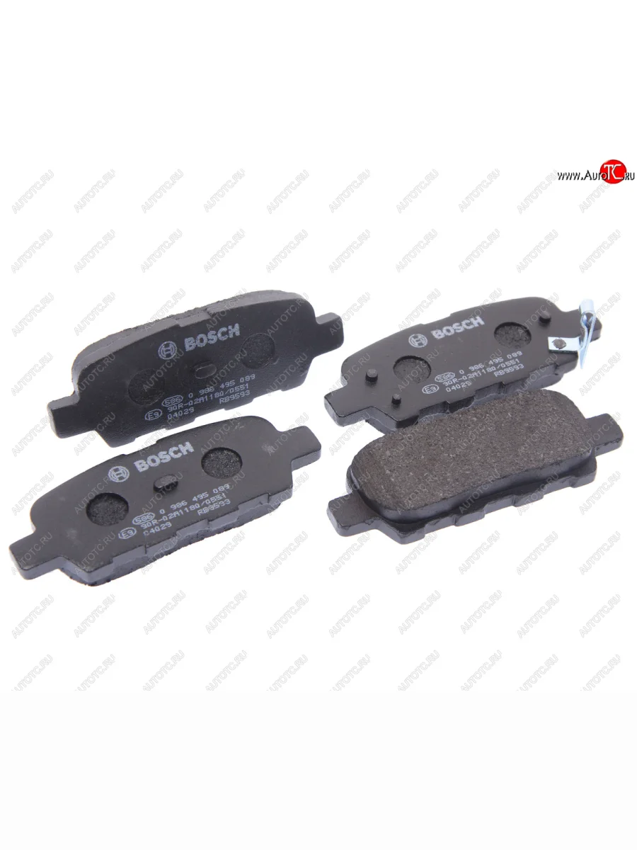 Колодки тормозные дисковые (4шт.) BOSCH INFINITI G35 V35 седан (2002-2007)  в Керчи Республика Крым