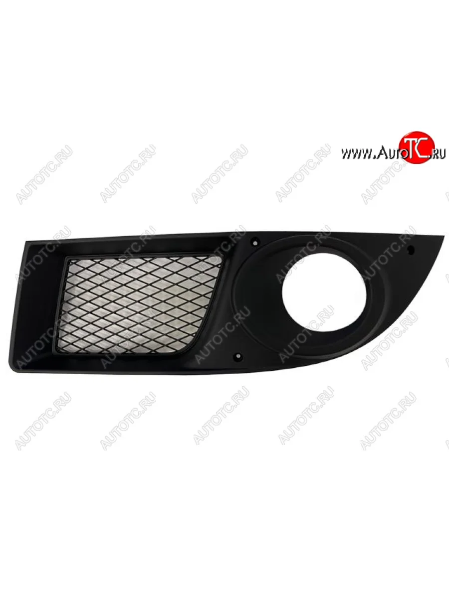 Левая вставка переднего бампера (с отверстием под ПТФ, пр-во Италия) HENGFU Fiat Doblo 223 рестайлинг (2005-2016)  в Керчи Республика Крым