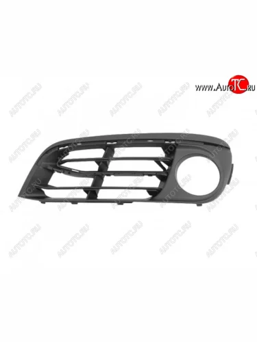 Левая вставка переднего бампера (с отверстием под ПТФ, пр-во Тайвань) TYG BMW 5 серия F10 рестайлинг, седан (2013-2017)