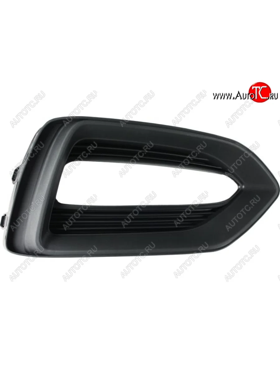 Правая вставка переднего бампера (с отверстием под ПТФ, пр-аво Китай) BODYPARTS Hyundai Solaris HCR седан дорестайлинг (2017-2020)  в Самаре Самарской области