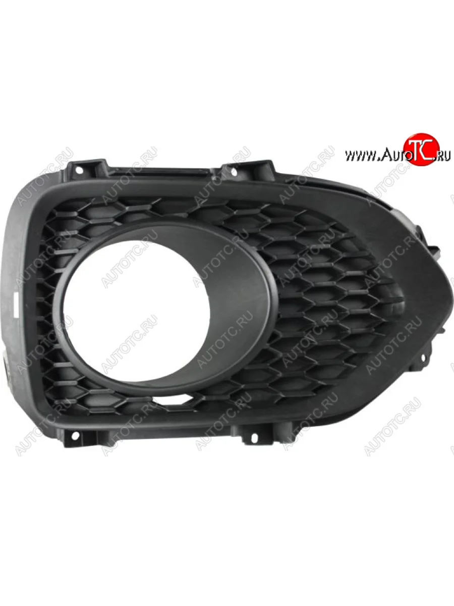 Правая вставка переднего бампера (с отверстием под ПТФ, пр-во Тайвань) TYG KIA Sorento XM дорестайлинг (2009-2012)  в Керчи Республика Крым