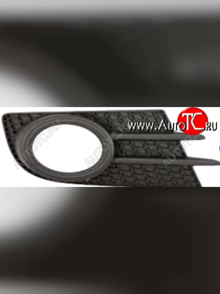 Правая вставка переднего бампера (с отверстием под ПТФ, пр-во Китай) BODYPARTS Volkswagen Tiguan NF рестайлинг (2011-2017)  в Самаре Самарской области