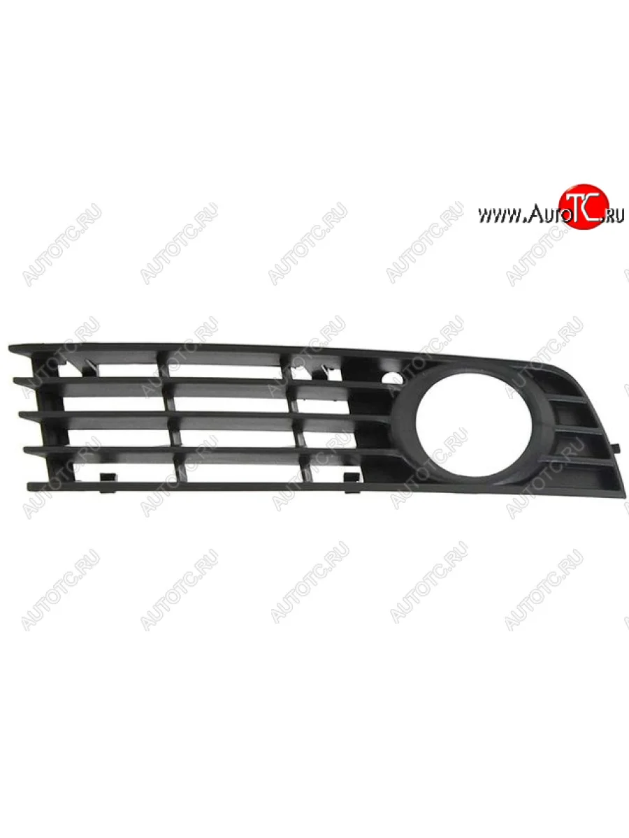 Правая вставка переднего бампера (с отверстием под ПТФ, пр-во Китай) BODYPARTS Audi A4 B6 седан (2000-2006)  в Перми Пермском крае