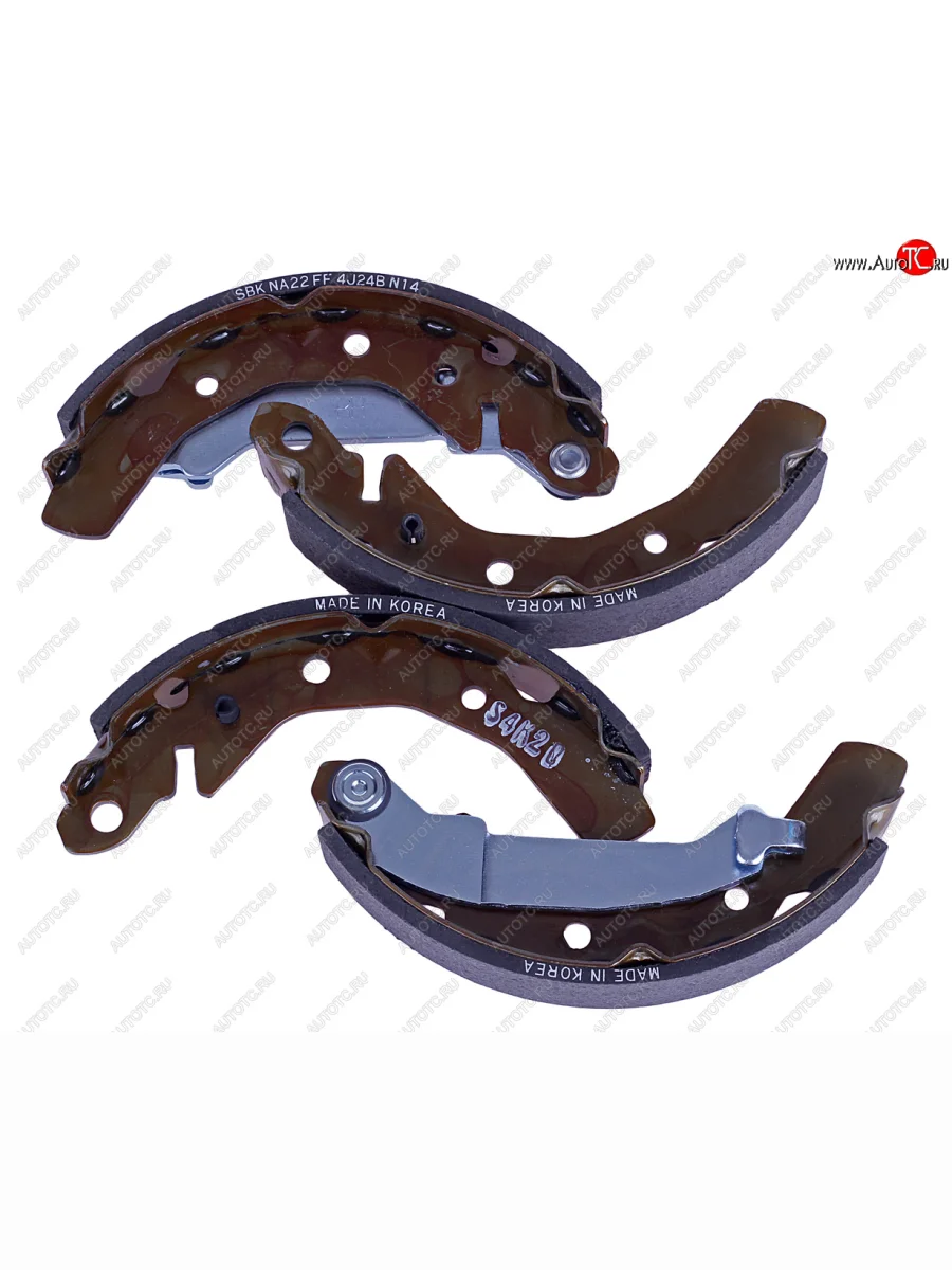 Колодки тормозные задние барабанные (4шт.) SANGSIN Daewoo Matiz M100 дорестайлинг (1998-2000)  в Перми Пермском крае