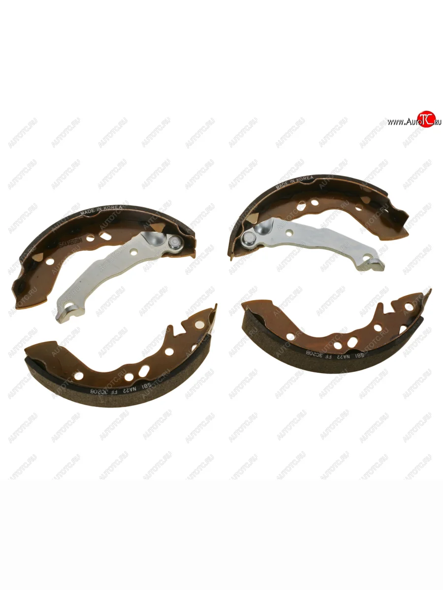 Колодки тормозные задние барабанные (4шт.) SANGSIN Hyundai Accent 2 LC седан дорестайлинг (ТагАЗ) (1999-2012)  в Керчи Республика Крым
