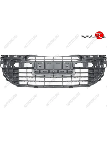 Центральная решетка переднего бампера (пр-во Китай) BODYPARTS Peugeot 408  дорестайлинг (2010-2017)