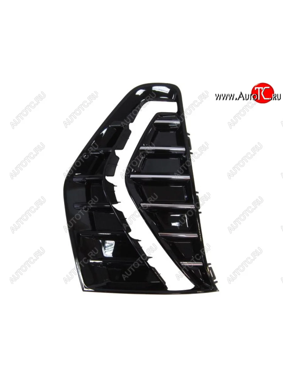 Правая решетка переднего бампера (пр-во Китай) BODYPARTS Haval Jolion дорестайлинг (2020-2024) (молдинг хром)  в Керчи Республика Крым