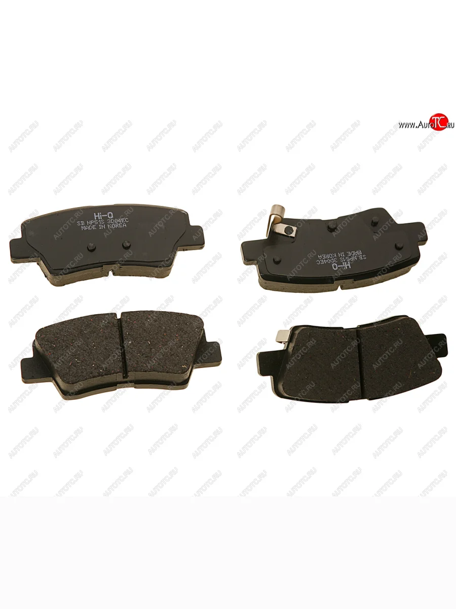 Колодки тормозные задние (4шт.) SANGSIN Hyundai Solaris RBr хэтчбэк дорестайлинг (2010-2014)  в Самаре Самарской области