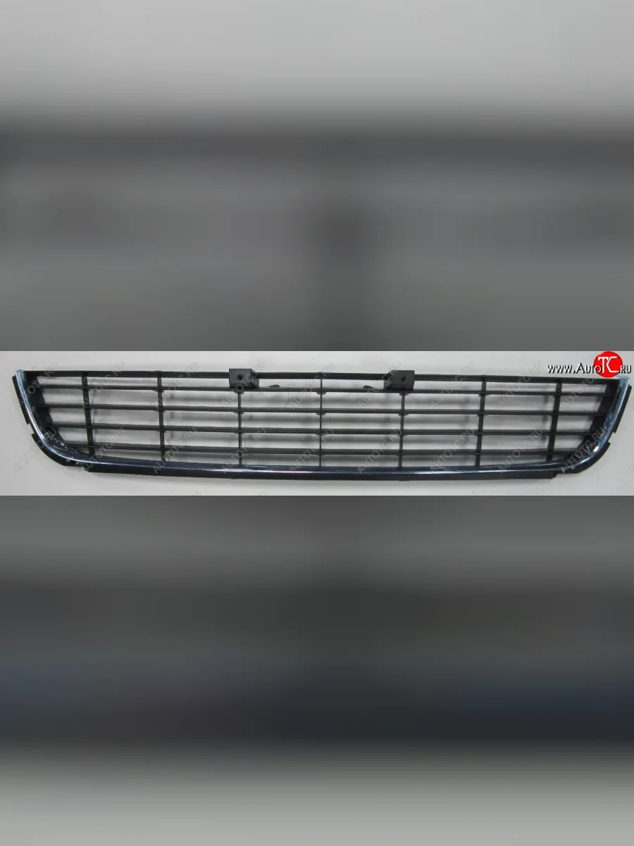 Центральная решетка переднего бампера (пр-во Китай) CHINA  Volkswagen Golf (2008-2014) 6 Mk6  в Воронеже Воронежской области