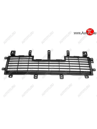 Центральная решетка переднего бампера (пр-во Китай) CHINA Mitsubishi Pajero 4 V80 дорестайлинг (2006-2011)