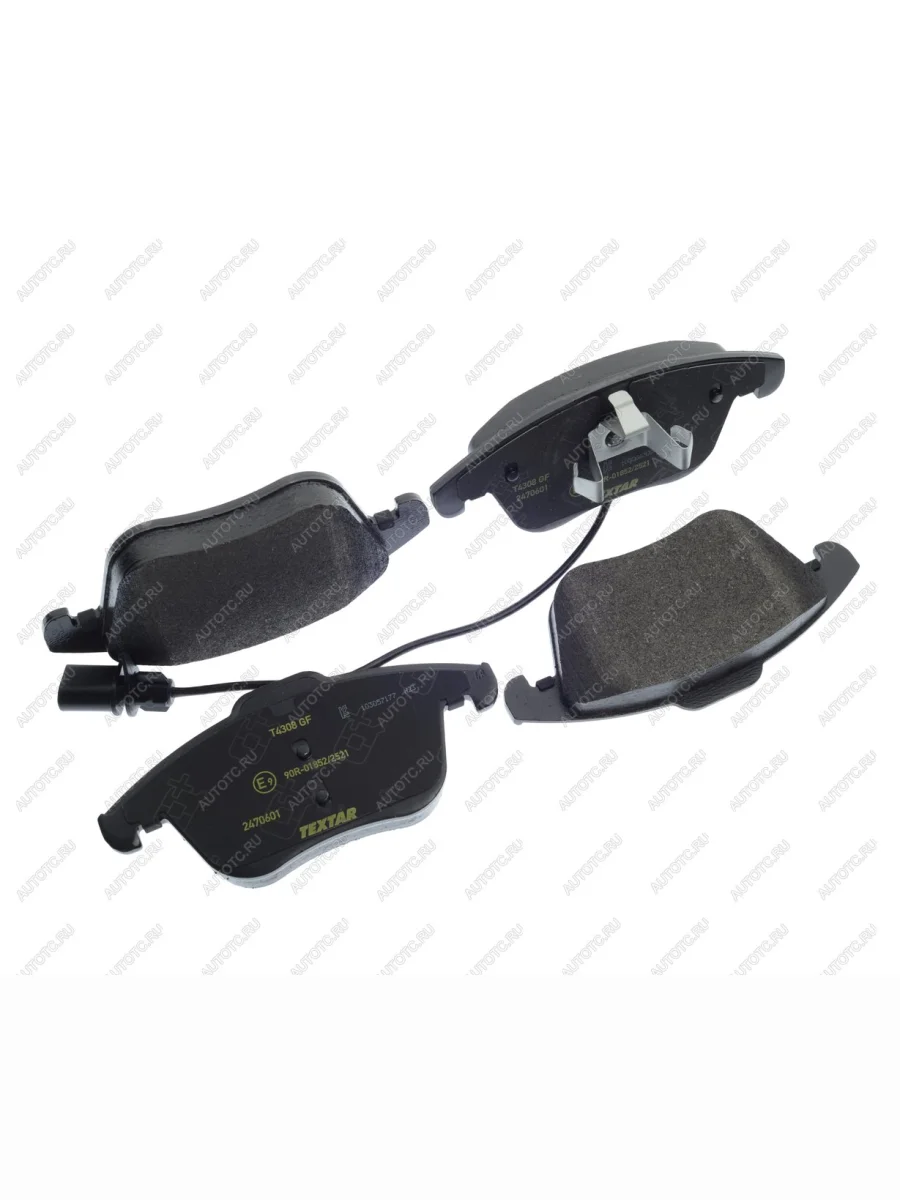 Колодки тормозные передние (4шт.) TEXTAR Audi Q5 8R дорестайлинг (2008-2012)  с доставкой в г. Пермь