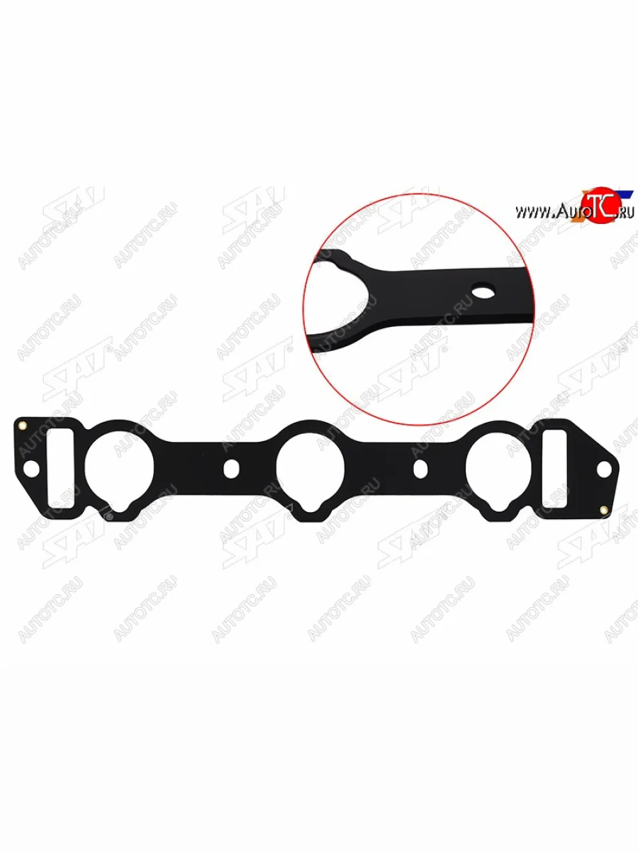 Прокладка впускного коллектора (низ) SAT Mitsubishi Pajero 2 V30/V40 5 дв. дорестайлинг (1991-1997)  в Перми Пермском крае