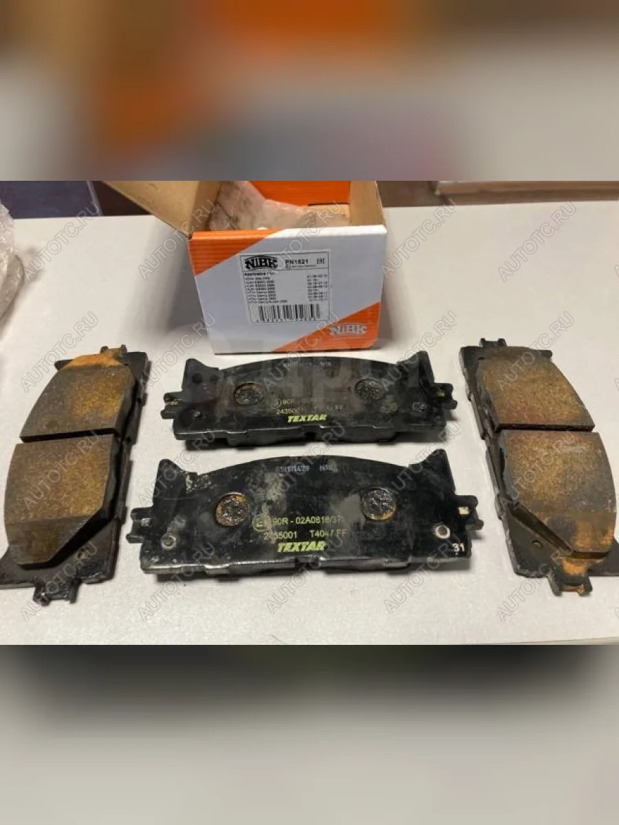Колодки тормозные передние (4шт.) TEXTAR Toyota Camry XV40 рестайлинг (2009-2011)  в Перми Пермском крае