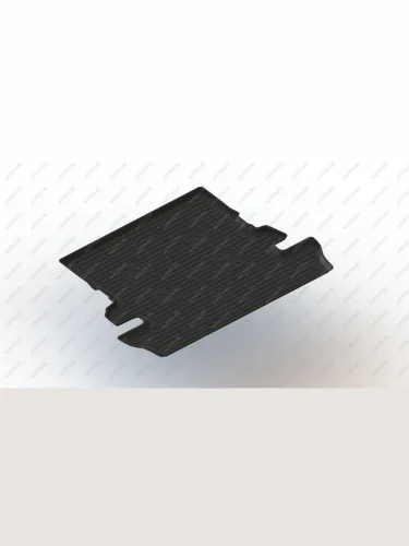 Коврик в багажник (термоэластопласт) Seintex (черный) Toyota Land Cruiser 200 1-ый рестайлинг (2012-2015)