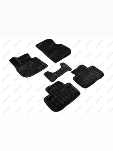 Коврики в салон (3D EVA РОМБ) Seintex (черный) BMW X3 G01 дорестайлинг (2017-2021)