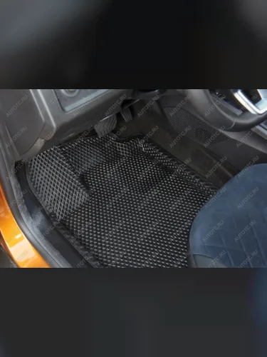 Коврики в салон (3D EVA РОМБ) Seintex (черный) Changan UNI-K (2020-2025)