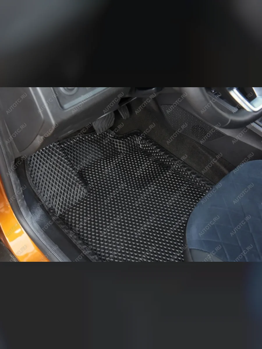 Коврики в салон (3D EVA РОМБ) Seintex Changan UNI-T дорестайлинг (2020-2023) (черный)  в Перми Пермском крае
