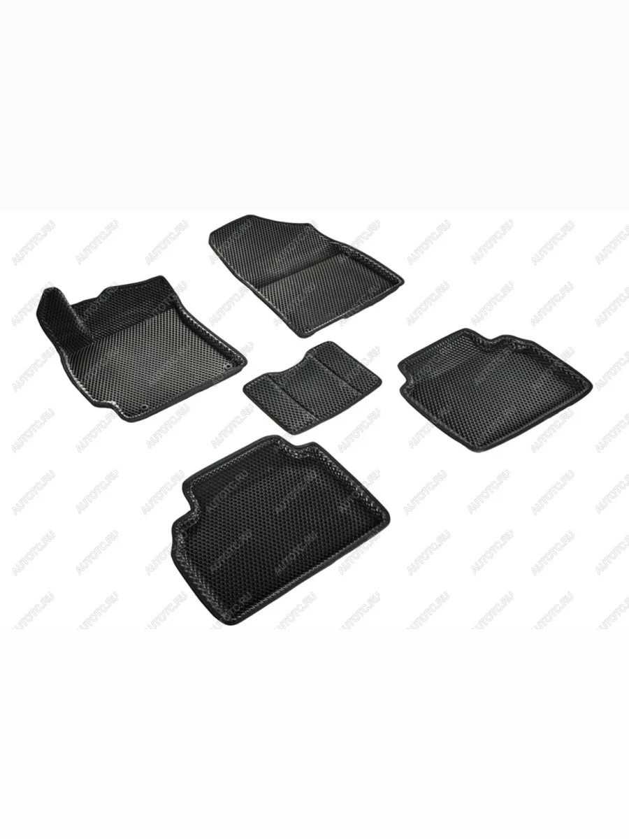 Коврики в салон (3D EVA РОМБ) Seintex Hyundai Elantra CN7 (2020-2023) (черный)  в Керчи Республика Крым