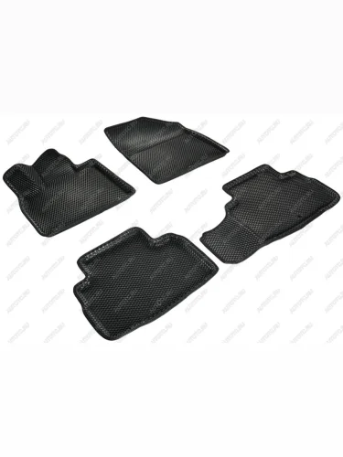 Коврики в салон (3D EVA РОМБ) Seintex (черный) Hyundai Palisade LX2 (2018-2022)