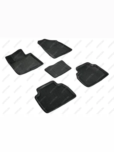 Коврики в салон (3D EVA РОМБ) Seintex (черный) KIA Sportage  5 NQ5 (2021-2025)