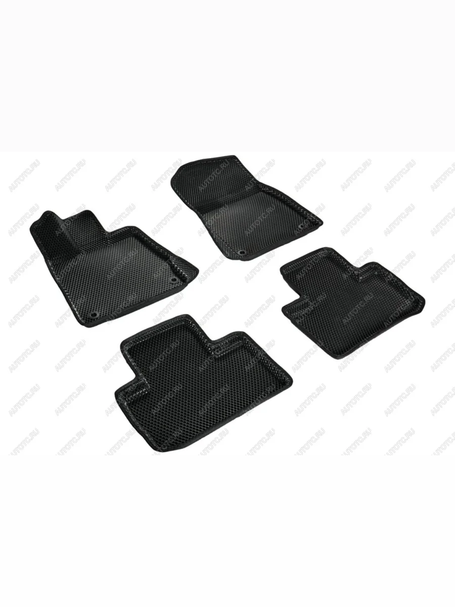 Коврики в салон (3D EVA РОМБ) Seintex Lexus IS250 XE30 седан дорестайлинг (2013-2016) (черный)  в Керчи Республика Крым