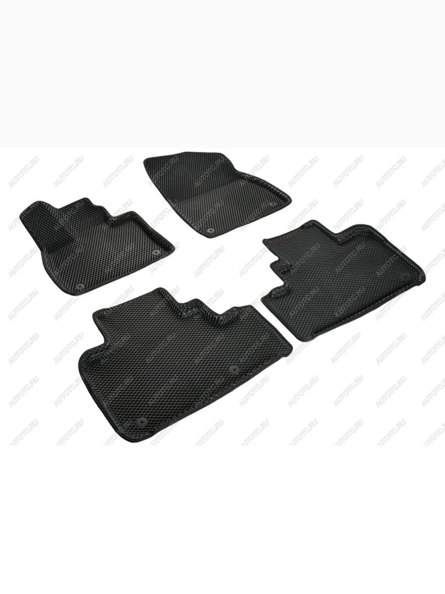 Коврики в салон (3D EVA РОМБ) Seintex Li L9 (2022-2025) (черный)  в Воронеже Воронежской области