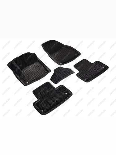 Коврики в салон (3D EVA РОМБ) Seintex (черный) Land Rover Range Rover Evoque 1 L538 рестайлинг 5 дв. (2015-2018)