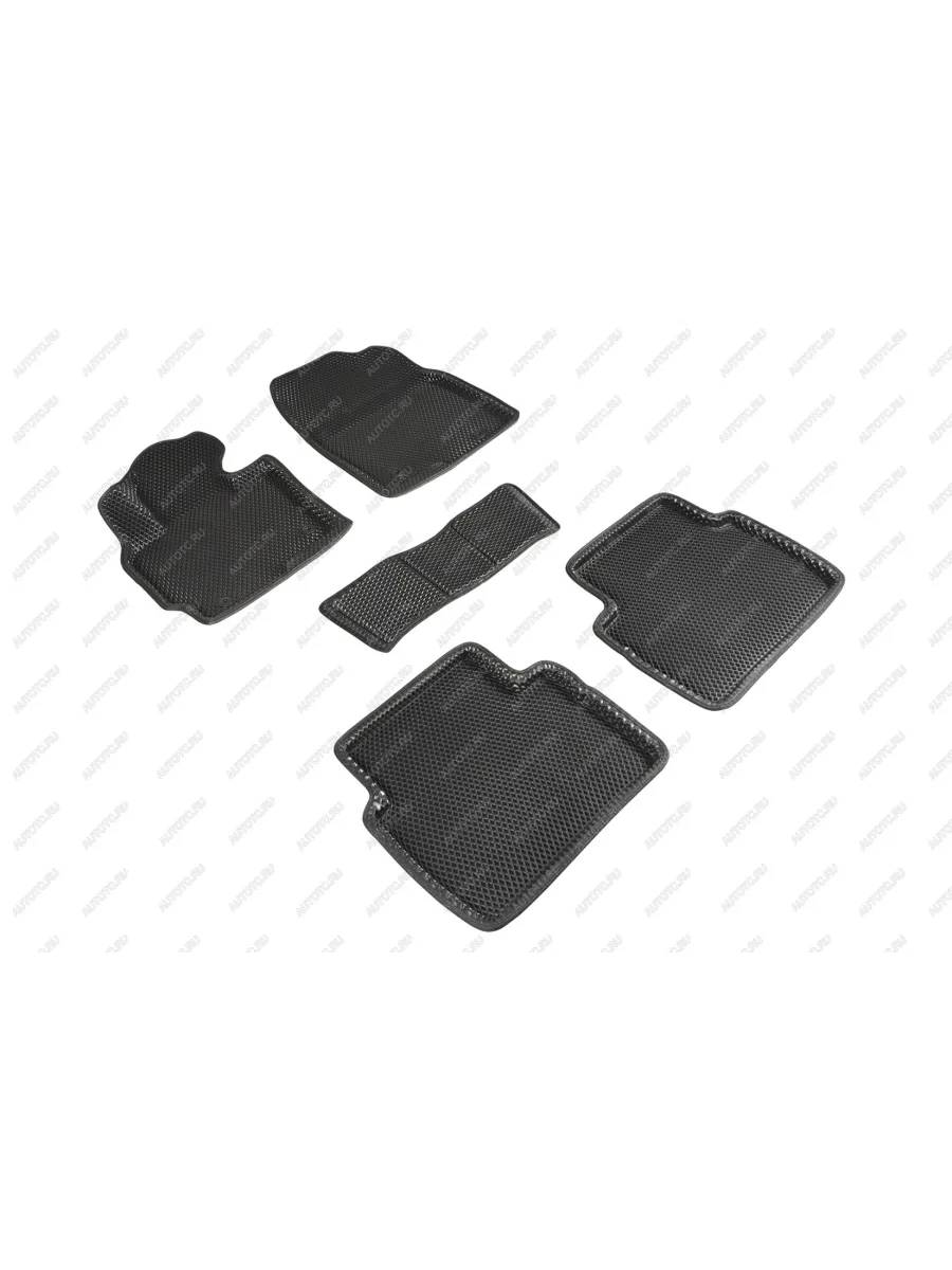 Коврики в салон (3D EVA РОМБ) Seintex Mazda CX-5 KE рестайлинг (2015-2017) (черный)  с доставкой в г. Керчь