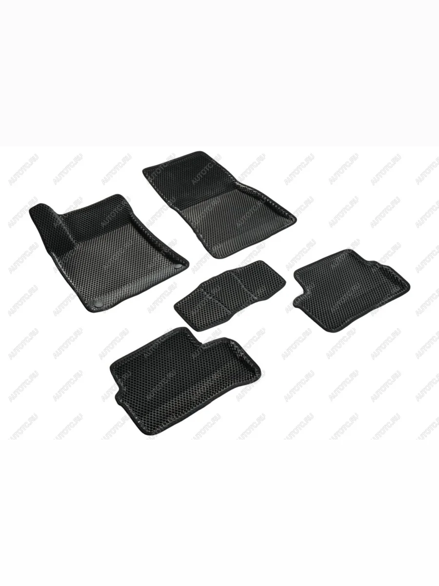 Коврики в салон (3D EVA РОМБ) Seintex  Mercedes-Benz CLA class (2019-2025) C118 (черный)  в Воронеже Воронежской области