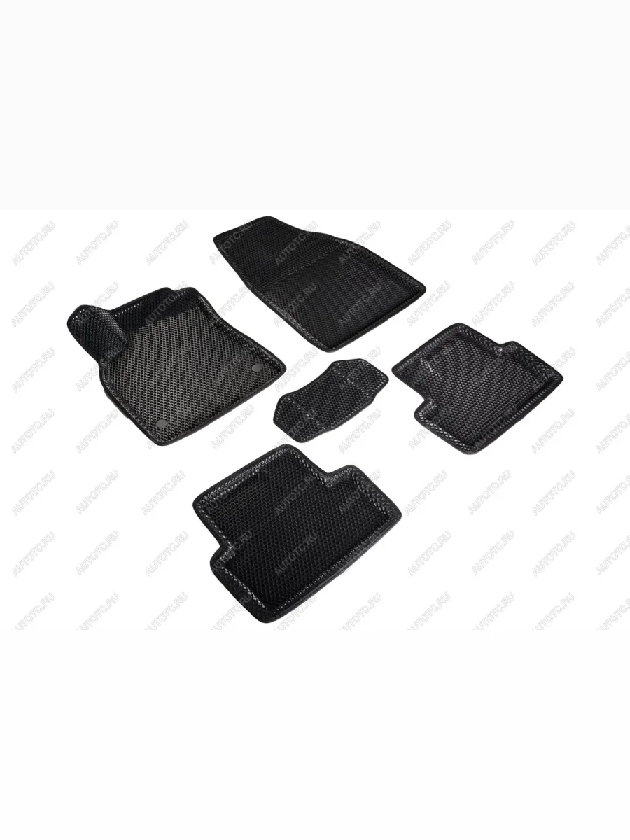 Коврики в салон (3D EVA РОМБ) Seintex Renault Fluence дорестайлинг (2010-2012) (черный)  в Керчи Республика Крым