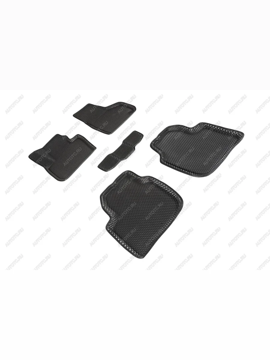 Коврики в салон (3D EVA РОМБ) Seintex Skoda Superb B6 (3T) лифтбэк дорестайлинг (2008-2013) (черный)  в Перми Пермском крае