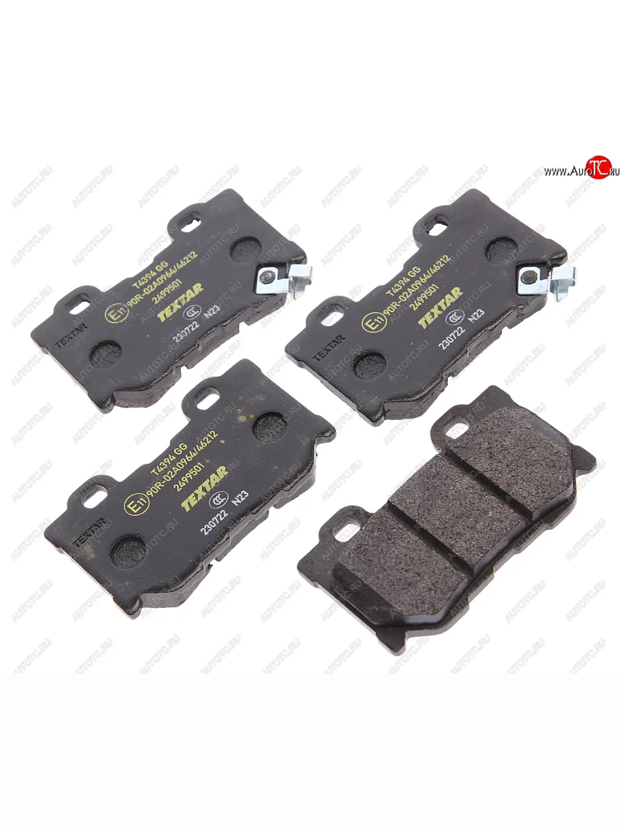 Колодки тормозные задние (4шт.) TEXTAR INFINITI FX50 S51 рестайлинг (2012-2014)  в Перми Пермском крае
